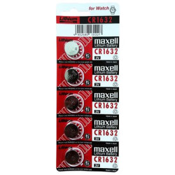 5 x bateria litowa mini Maxell CR1632