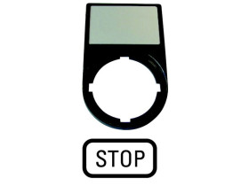 Tabliczki opisowe M22S-ST-GB0ramki tabliczek STOP 216494 EATON