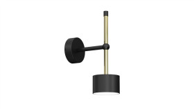 Kinkiet Arena Black/Gold 1Xgx53 Mlp7759 Milagro