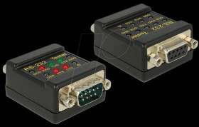 87713 Delock RS-232 Tester DB9 female &gt; DB9 male