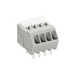 WAGO 218-502 2 Pole PCB Terminal Block 2.54mm 6A Grey