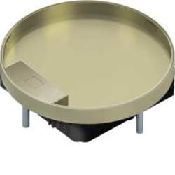 tehalit.VE-EE Pokrywa uchylna IP30 5kN MKR12 fi306 25mm mosiądz MKR120LE25