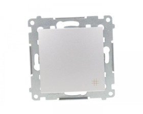 Simon 54 Łącznik krzyżowy, szybkozłącza, srebrny mat DW7.01/43