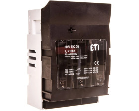 Rozłącznik bezpiecznikowy 3P 160A NH00 HVL EK 00 M8 001701250
