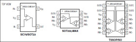 General-Purpose, Low-Voltage, Single/Dual/Quad, TinyPack™ Comparators