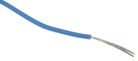 Przewód montażowy 0,33mm² Niebieski RS PRO XLPE 22 AWG 300 V dł. 100m 17/0,16 mm +125°C UL 1581, UL 758