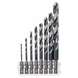 Bosch 2608577139 Metal Twist Drill Bit Set 8 pieces Impact Control HSS