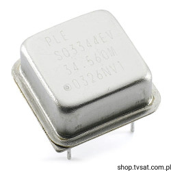 SQ3344EV-34.560MHz Crystal Oscillator 34.560MHz THT PLETRONICS