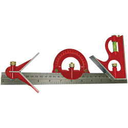 Faithfull 716G16 Combination Square Set 300mm (12in)
