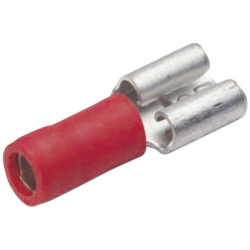 Cimco 180280 Blade Receptacle Red 6.3mm Wide 0.8mm Thick Part Insulated