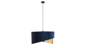 Lampa Wisząca Ścięta Tercino Blue/Gold 6434 Tk Lighting