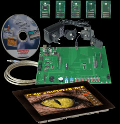 EA EVALEDIPTFT70TC Starter kit with 17.8cm (7") TFT, touch, capacitive