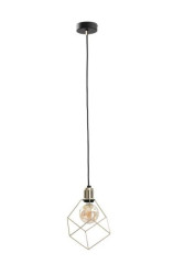 Lampa wisząca loftowa 1xE27 TAHO GOLD
