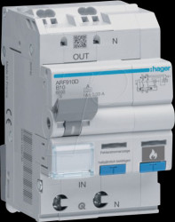 ARF910D AFDD + RCD/circuit breaker protective device, 6 kA B-10 A 30 mA