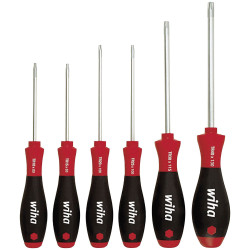 Wiha 24506 362TRK6 SoftFinish Screwdriver Set Tamperproof Torx 6pc