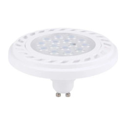 Żarówka ES111 gu10 15 led 8,9W W/NW 30s neutralna biała AR111 biała obudowa