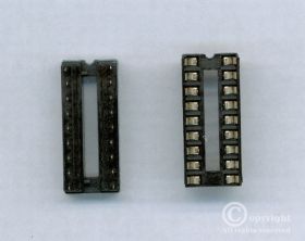 PIN18 PODSTAWKA POD UKŁAD SCALONY (10 SZTUK)