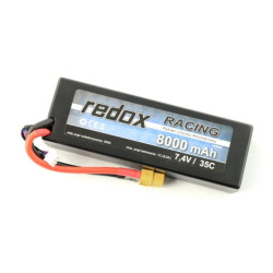Pakiet Li-Pol Redox Racing 8000mAh 35C 2S 7,4V