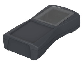 BOPLA BS 501 DIS-7024 (82501224) - obudowa z ABS z oknem wyświetlacza i pojemnikiem na baterie (140,3 x 72,9 x 31,3 mm)