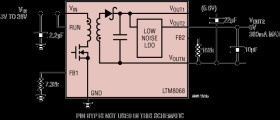 3V to 40V Isolated μModule DC/DC Converter with LDO Post Regulator