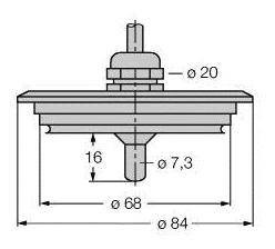 Turck Czujnik zanurzeniowy FCS-68A4-NA/D003 6872044 1 szt.