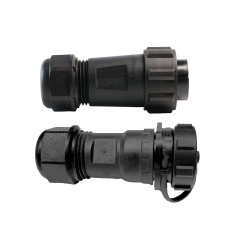 Przemysłowe złącza okrągłe 2, 2-pinowe SP21 Kabel, Układ szeregowy Wtyczka, gniazdo RS PRO