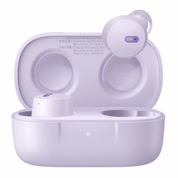 Słuchawki Bluetooth Baseus E18 Douszne TWS ENC fioletowe, BT5.3 IPX4