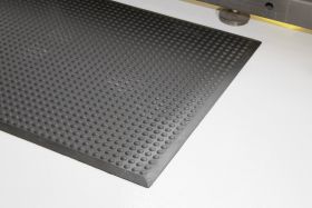 COBA Europe BF010003 BUBBLEMAT Anfang/Endstück Mata gumowa (D x S x W) 900 x 600 x 14 mm czarny