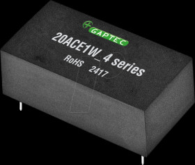 20ACE1W_15S4 AC/DC converter, 20 W, 15 V, DIP 4