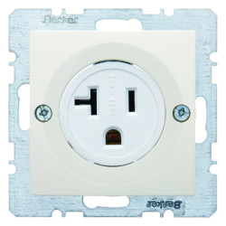 Gniazdo z uziemieniem USA/CANADA NEMA 5-15 R kremowy połysk S.1 41688982