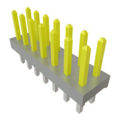 Wtyk PCB 14-pinowe raster: 2mm 2-rzędowe Samtec Przewlekany