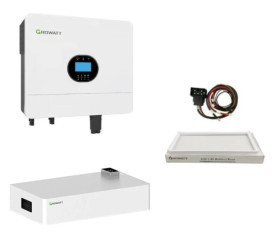 Zestaw: inwerter Off-grid SPF 6000ES PLUS + Bateria AXE 5.0L-C1 + kable + podstawa