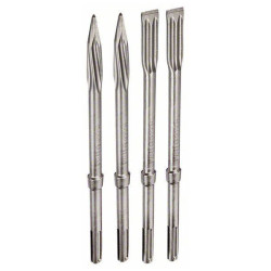 Bosch 2607017368 Chisel Set 4-Piece SDS Max Flat &amp; Pointed Chisels