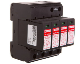 Ogranicznik przepięć Typ T1+T2 4P 12,5kA 1,2kV 335V AC VAL-MS-T1/T2 335/12.5/4+0 2800645