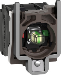 Auxiliary switch block, 1 Form A (N/O) + 1 Form B (N/C), 240 V, 3 A, ZB4BW0B15