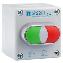 Kaseta sterownicza K1 z przyciskiem dwuklawiszowym SP22K1\21, 22