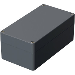 BOPLA 01123000 Euromas A123 Aluminium Casing silver-grey splash-protected