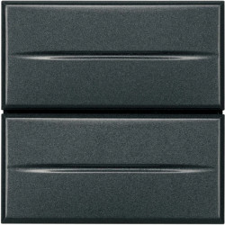 AXOLUTE Przycisk podwójny 2 moduły AXIAL antracyt HS4036/2