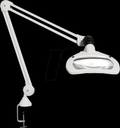 9-121 LED magnifying lamp WAVE, glass lens, 3.5 diopter