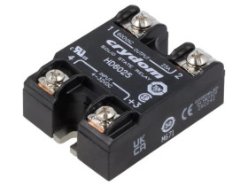 HD6025 Przekaźnik półprzewodnikowy Uster: 4...32VDC 25A 48...660VAC IP00