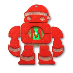 Makey Klaus LED Ornament - Glow in the Dark Fun