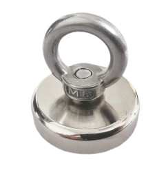 Magnes neodymowy 48x11mm z uchem - MAG200-1