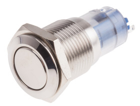 Nasadka przełącznika Chwilowy SPDT średnica wycięcia 16mm, montaż panelowy RS PRO