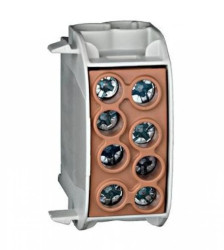 Zacisk rozgałęźny 35 mm², brązowy 1-biegunowy