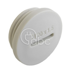 Zatyczka blokująca M16x1.5, syntetyczna, szara, 8855.17