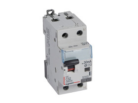 Wyłącznik różnicowoprądowy z członem nadprądowym C 32A 1P+N 6kA 30mA typ AC P312 serii DX3 411016 LEGRAND