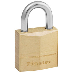 Master Lock 120EURD Solid Brass 20mm Padlock 3-Pin