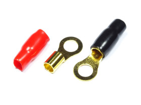 Konektor oczkowy izolowany złocony M8 16mm² (20szt.)