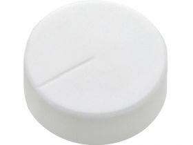 Gałka R-27 radiowa płaska biała