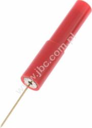 ADA 35-NEEDLE-RT Adapter - przejście, gniazdo izolowane 4mm / igła 0,6mm - 19mm, czerwony, ELECTRO-PJP, ADA35NEEDLERT